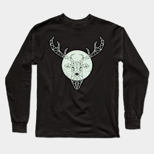 Geometric Deer (Light Version) Long Sleeve T-Shirt